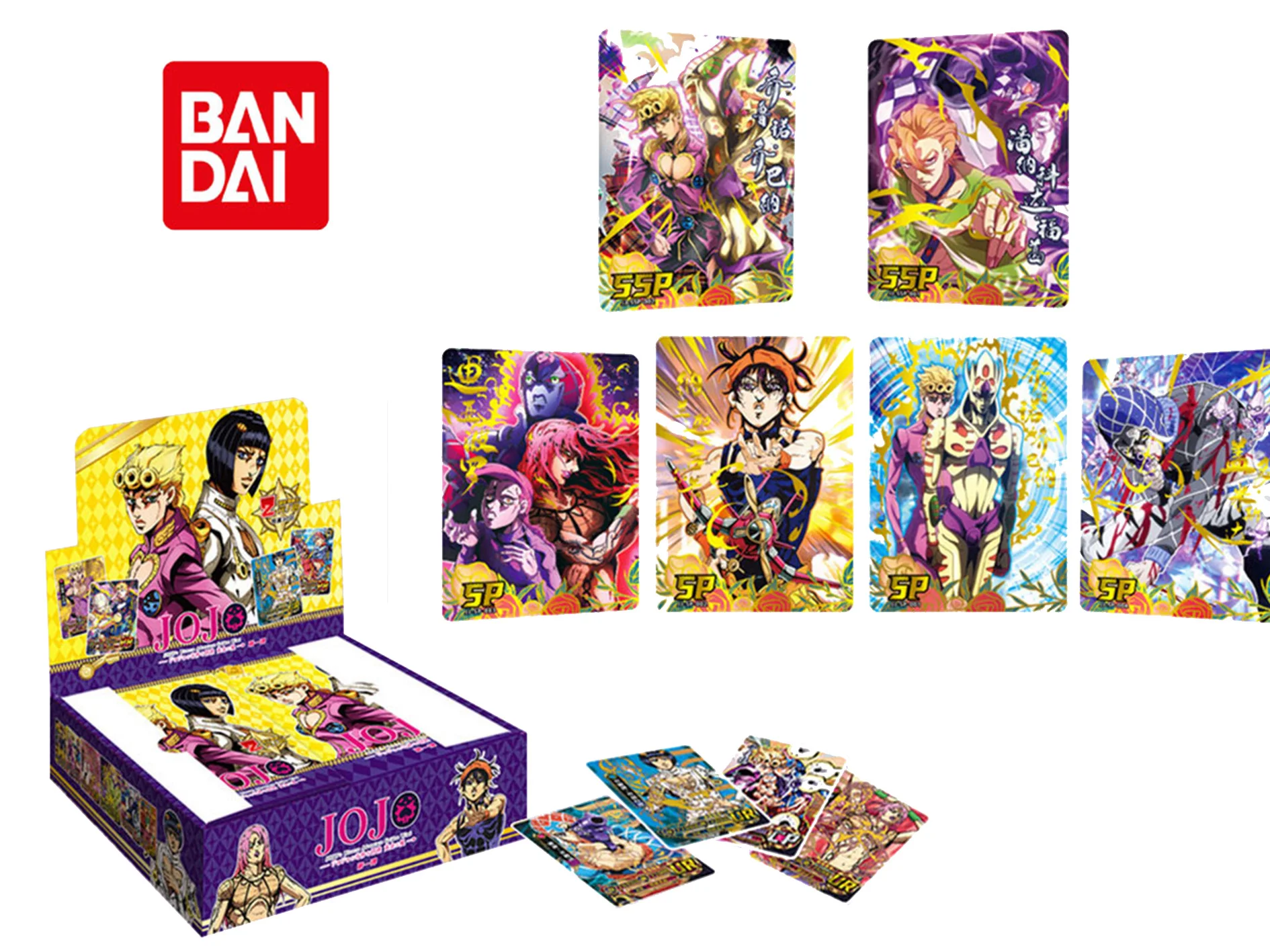 

Anime JoJo Bizarre Adventure jojo Anime Characters Peripheral Collection Card Hobby Games Kids Toys Christmas Gifts