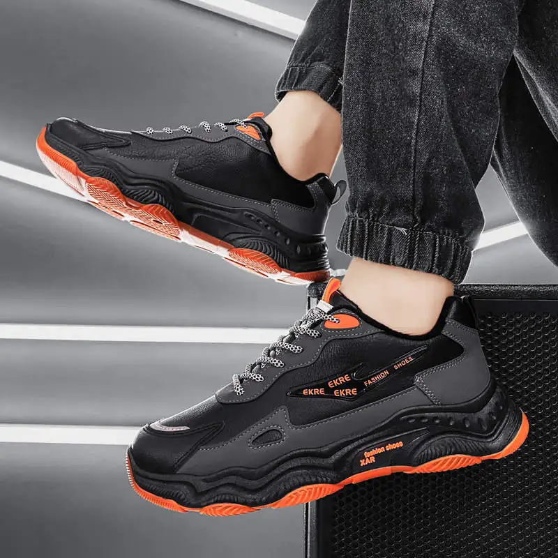 

Новинка, Спортивная Осенняя мужская обувь для бега 2022, мужская спортивная обувь Номер 11.5, брендовые теннисные кроссовки белого цвета для му...