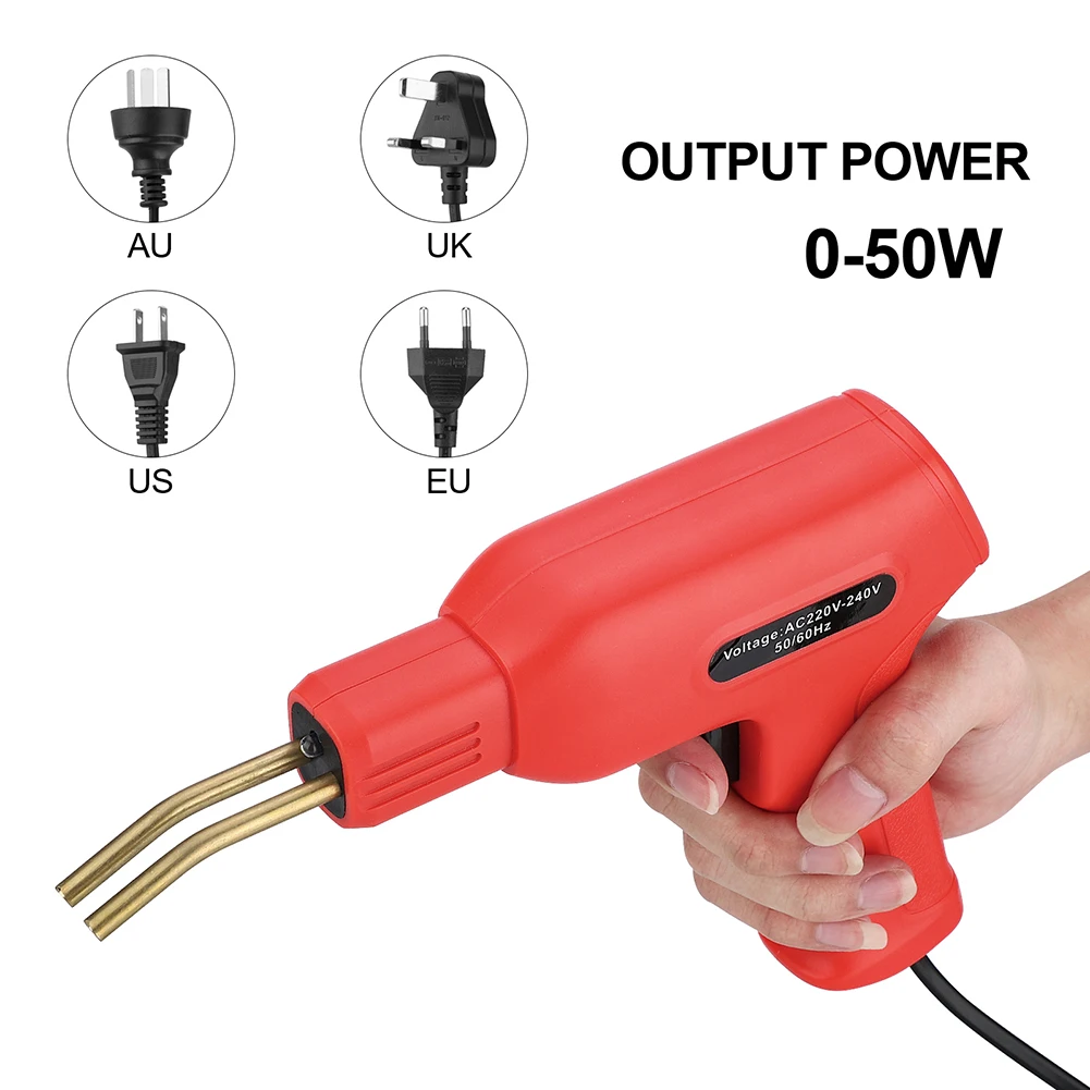 

50W Plastic Welder Gun Hot Stapler Welding Machine Soldering Iron Staple Repairing Machine Car Bumper Repair Tools
