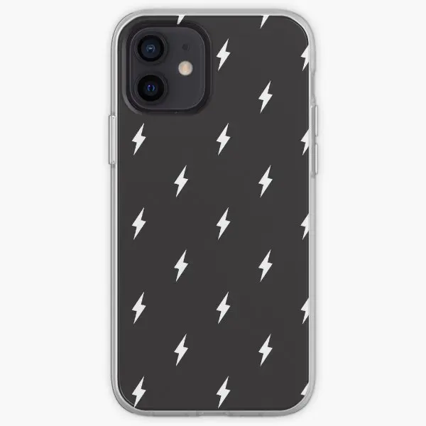 

Lightning Bolt Pattern Black And White I Phone Case Customizable for iPhone X XS XR Max 11 12 13 14 Pro Max Mini 6 6S 7 8 Plus