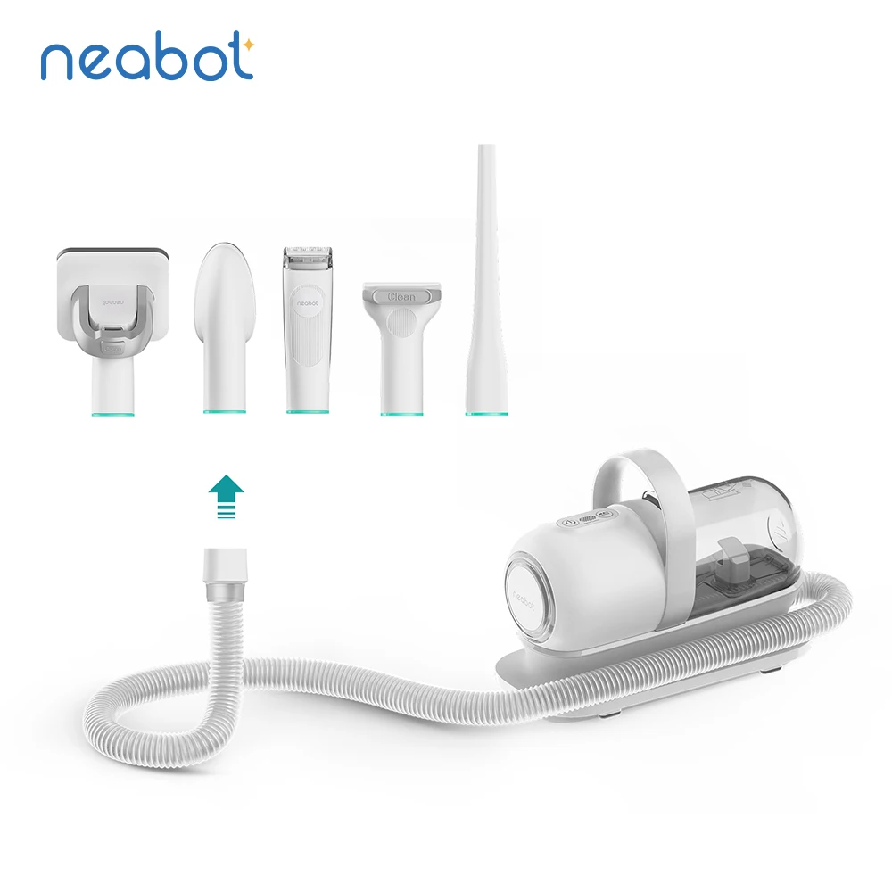 

Neabot P1 Pro New Pet hair vacuum cleaner with groom kit brush cutter T-shade for Pet hair