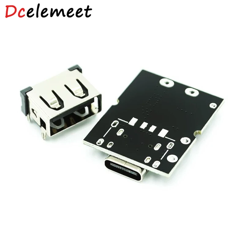 

Type-C USB Step-Up Power Module 5V 2A Boost Converter Lithium Battery Charging Protection Board LED Display USB For DIY Charger