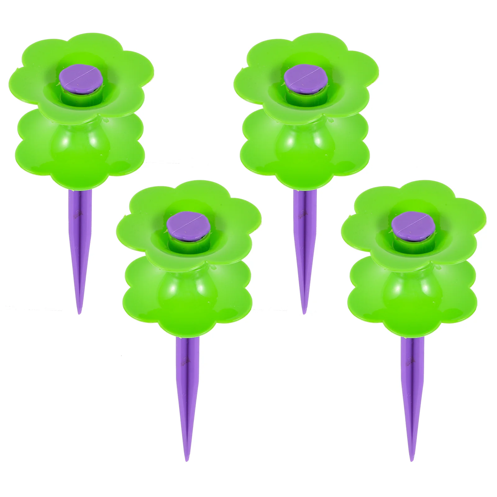 

4 Pcs Pipeline Heavy Duty Water Hose Lawn Support Plastic Spike Gardening Guide Stakes Supplies Spikes