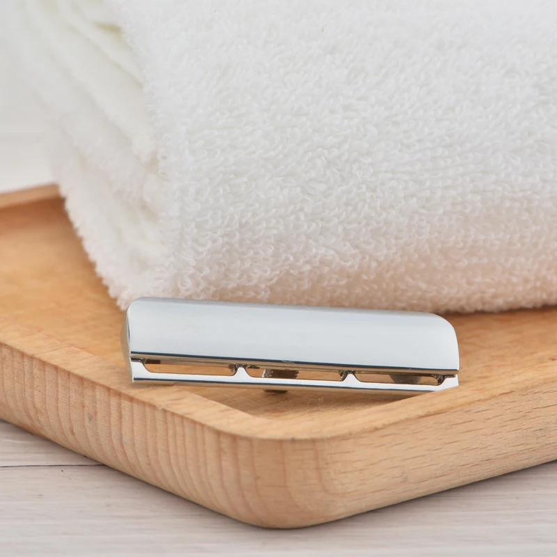 Мужская безопасная бритвенная головка YAQI Excalibur с одним краем хромированная