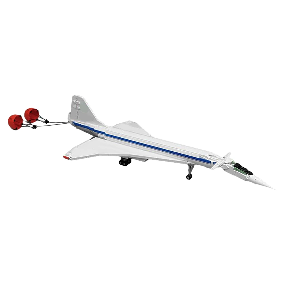 Суперзвуковые строительные блоки MOC Tupolev Космический Шаттл разведыватель Дрон