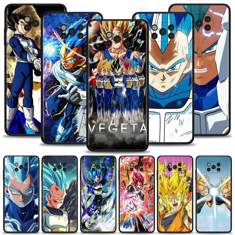 

Vegeta Dragon Ball Z Phone Case For Xiaomi Poco X3 NFC M3 F1 M4 Pro 5G X3 GT for Redmi Note 9S 9 4G 10 8 Pro 9C 9A 8T 7A Cover