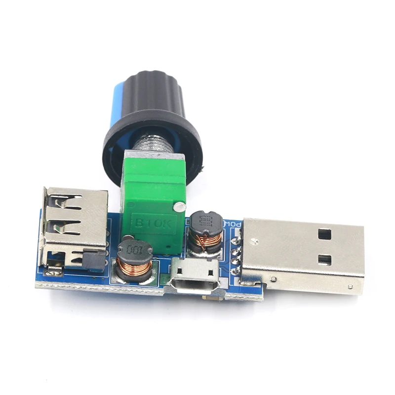 Бесступенчатый USB-вентилятор регулятор скорости вращения вентилятора