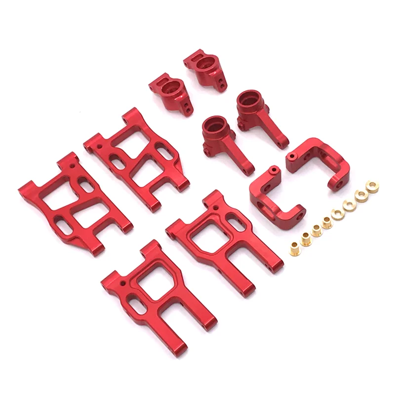 

Metal Upgrade C-Seat Swing Arm Steering Cup 5 Piece Set For LC RACING 1/10 PTG-2 RC Car Parts