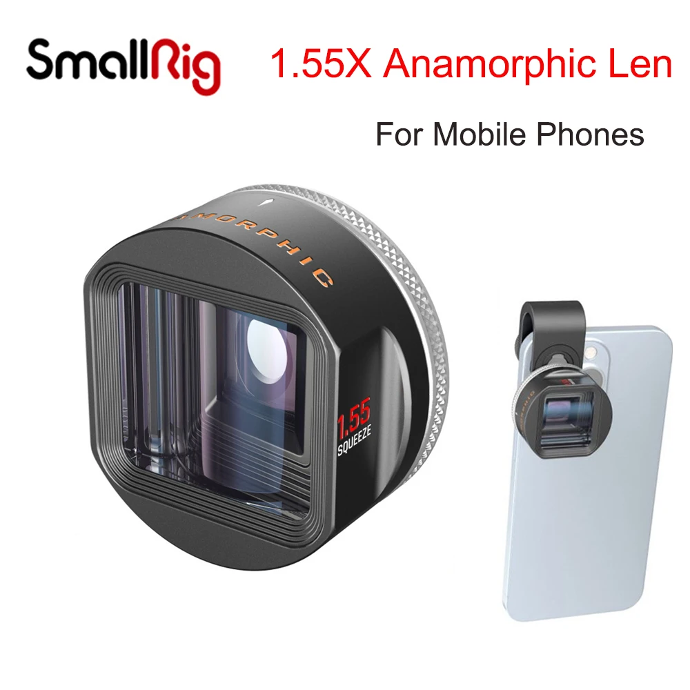 

Анаморфный объектив SmallRig для iPhone 13, 12, 11, 3578 X, объектив для HUAWEI P40, P50, серия M, объектив с креплением
