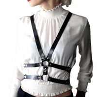 sexy harness garter body strap belt gothic chest bondage bdsm lingerie cage waist fashion leather suspender straps sex toys