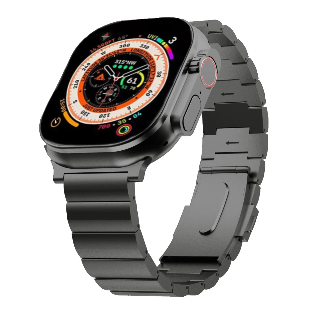 Luxury Titanium Alloy Band for Apple Watch Ultra 49mm 45mm 44mm 38mm 40mm 42MM Metal Strap for IWatch Series 8 7 6 SE 5 Bracelet