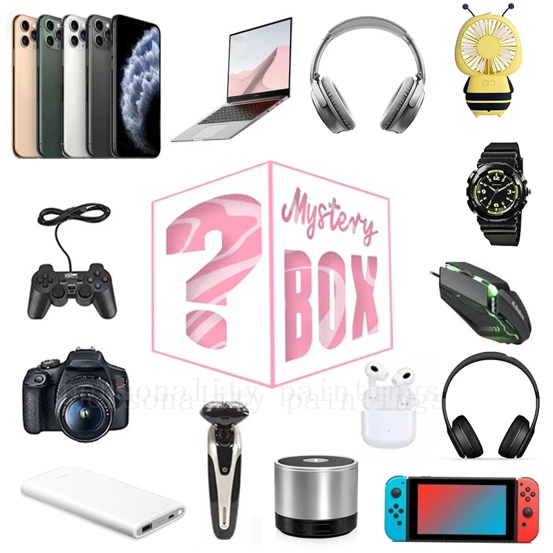 

Most Popular Lucky Mystery Box 100% Surprise High-quality Gift Electronics Gamepads Digital Cameras Novelty Gift Christmas Gift