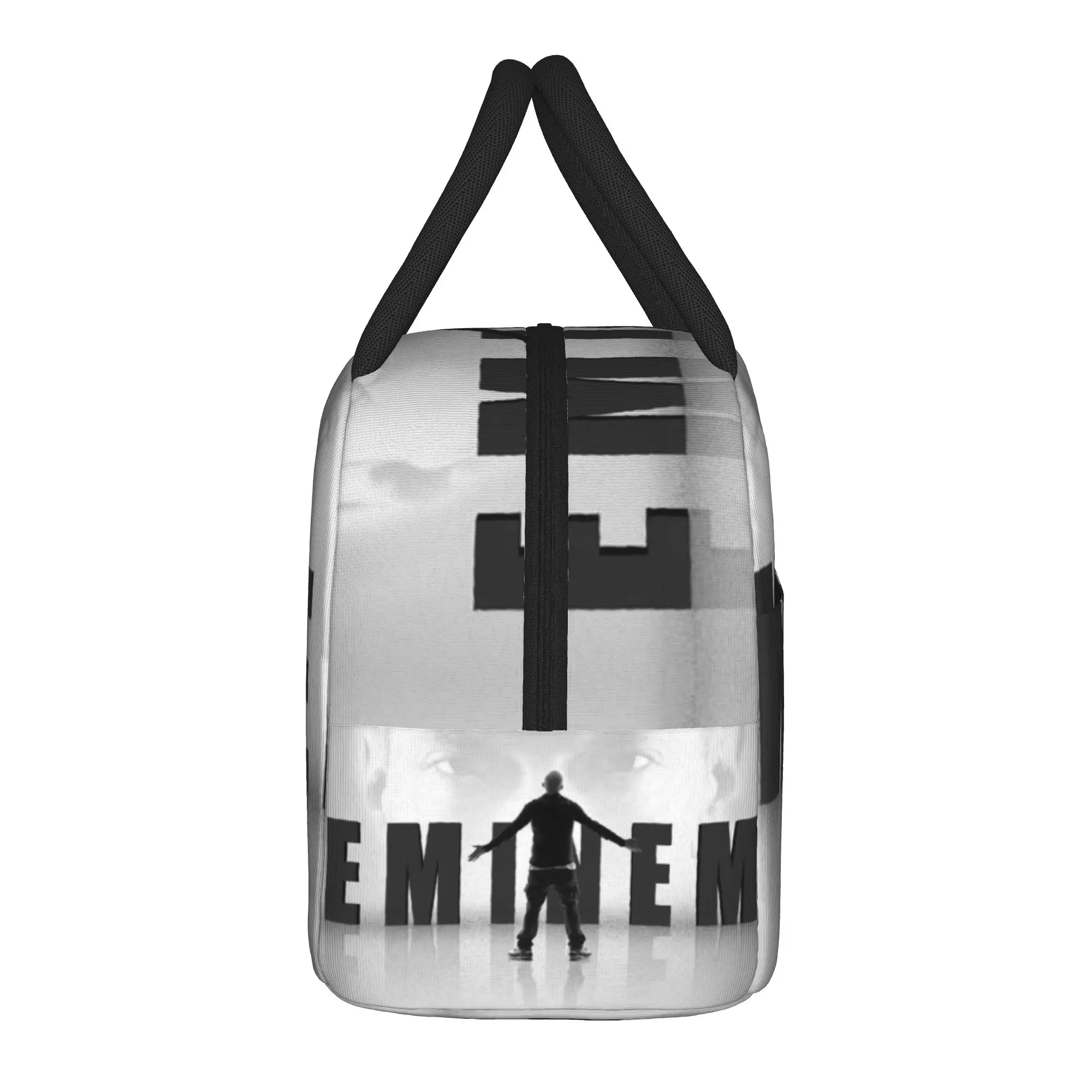 Фото Сумка-холодильник для обедов Eminem Merch, термосумка для офиса, портативная сумка для хранения еды, термоконтейнер для обедов №3