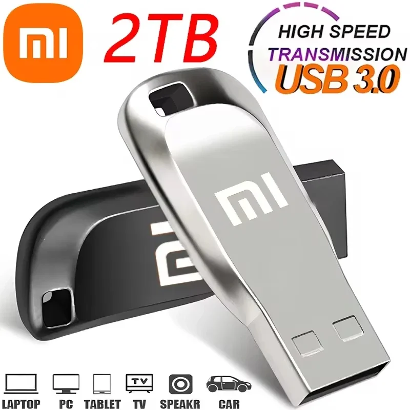 Xiaomi 2TB USB 3.0 Pen Drive 1TB 512GB High Speed Transfer Metal SSD Pendrive Cle Portable U Disk Flash Memoria Stick