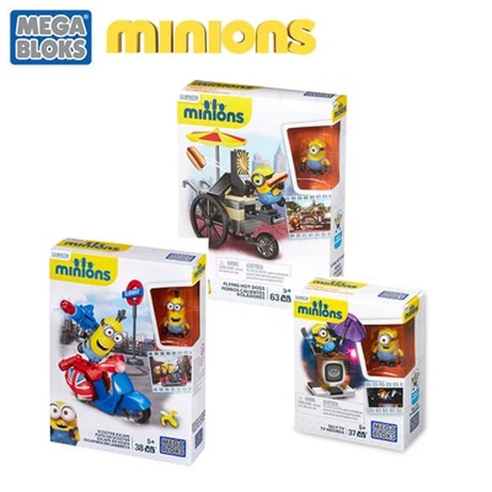 Конструктор MEGA BLOKS Миньоны детская игрушка с большими глазами спасательный