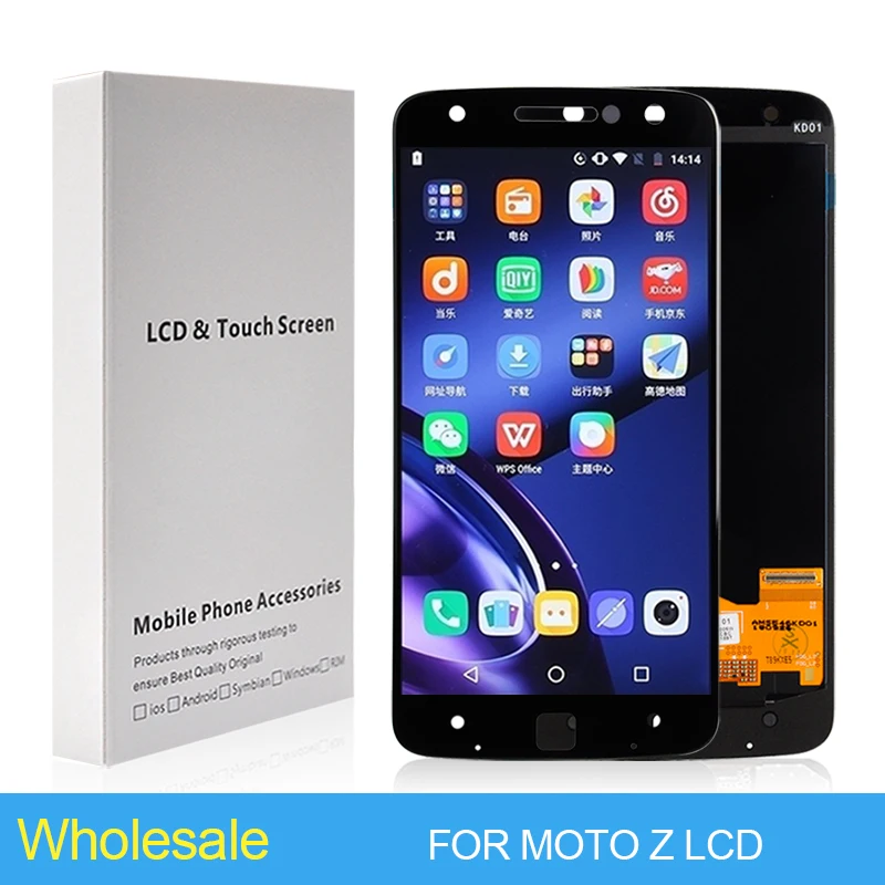 

5.5 Inch For Moto Z Display With Touch Panel Screen Digitizer Assembly For Motorola Z Droid XT1650 Lcd With Tools Free Shipping