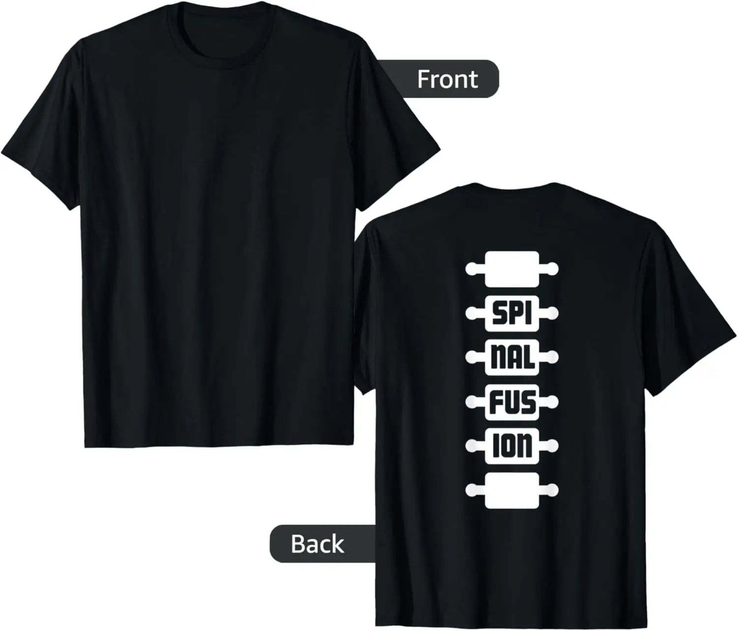 Забавная футболка для хирургии спины Spinal Fusion