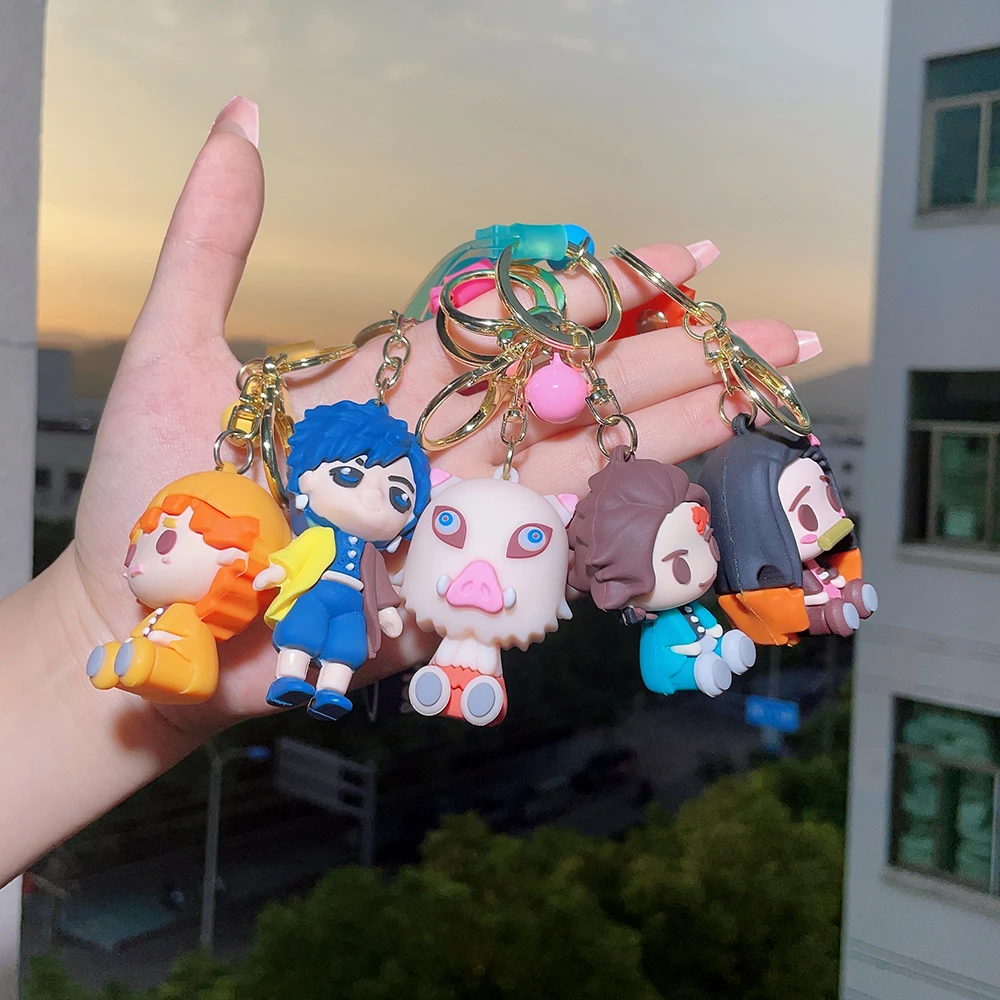 

Брелок-сумка для куклы аксессуары Аниме рассекающий демонов киметасу No Yaiba реквизит для косплея брелок для автомобильных ключей для девоче...