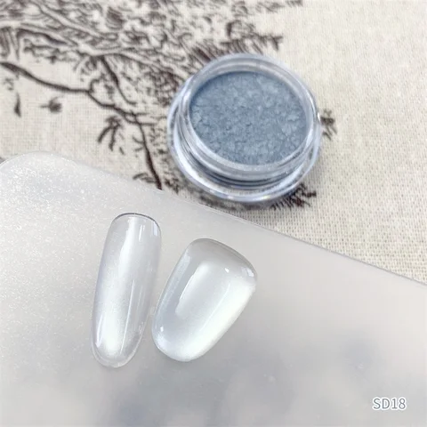 HNDO 3D магнитный порошок «кошачий глаз» серебристо-белый