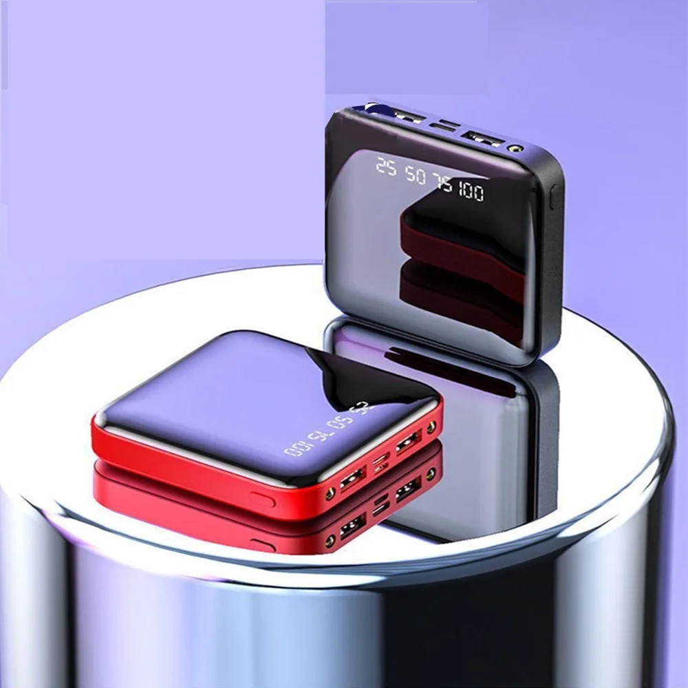 

Power 20000mAh Mini External Battery Portable Power Bank Suitable for iPhone 11 12 13 Pro Xiaomi 10 Fast Charging