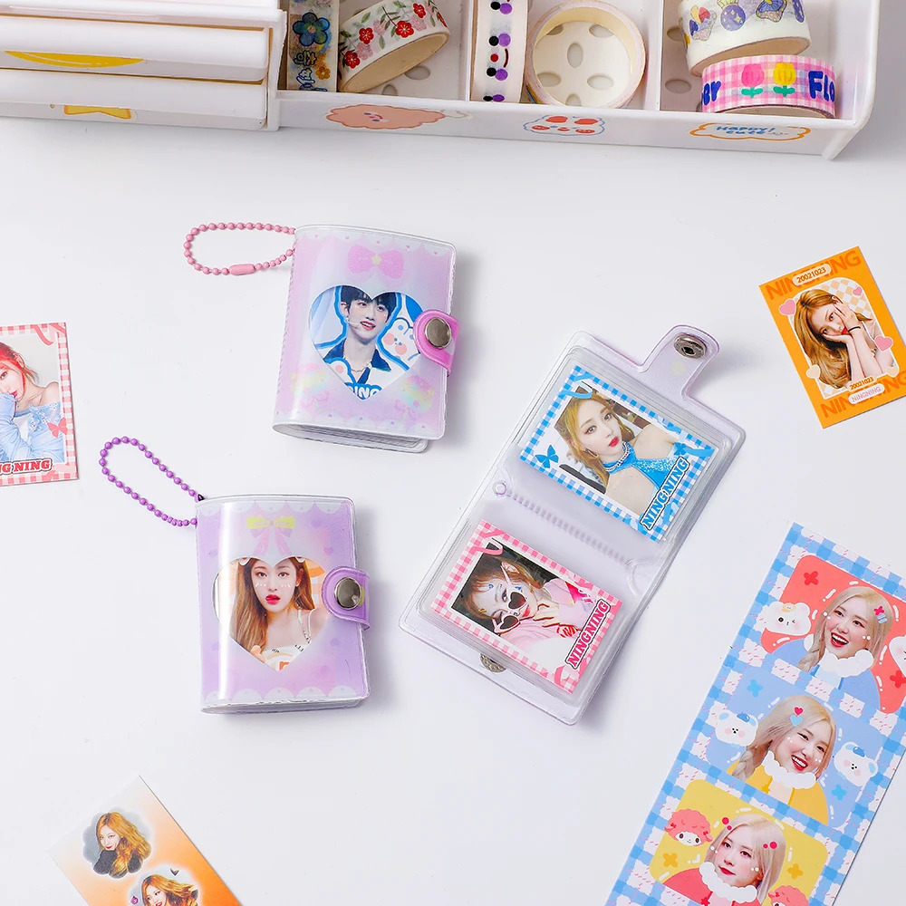Новое поступление Kawaii Love Bow Kpop Photocards коллекция книги Idol Photo держатель для карт