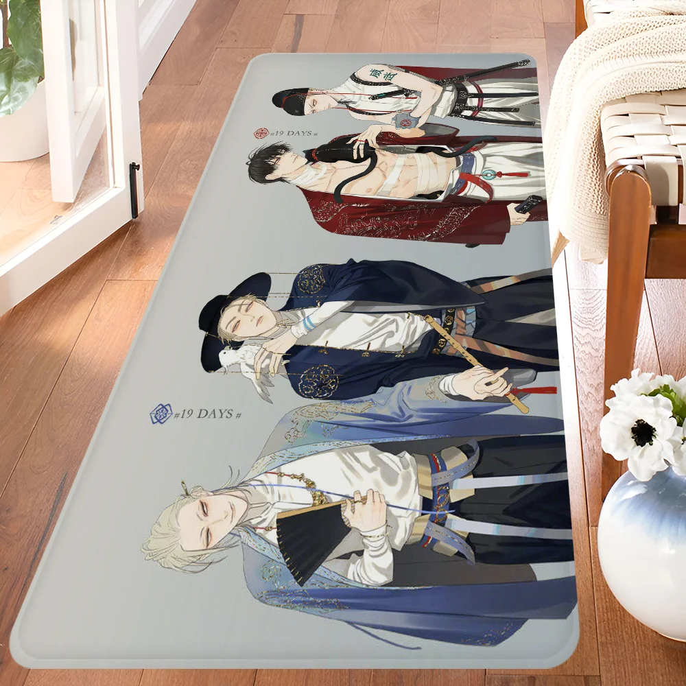 

Нескользящий резиновый коврик аниме 40x60/50x80/40x120 см