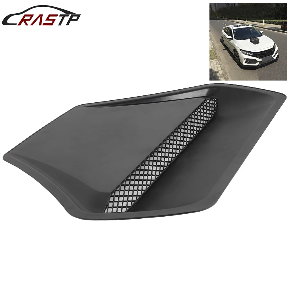 

RASTP-Universal Carbon Fiber Engine Hood Vent Inlet Air Intake For Honda Civic Type R 2016-2021 RS-LKT056