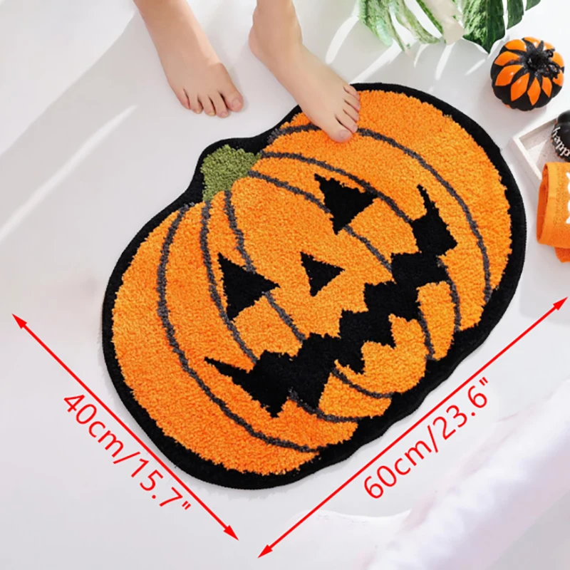 Черный Паук Паутина Хэллоуин коврик для ванной Хэллоуина Декор жуткий