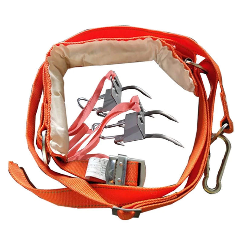 

JHD-Pole Climbing Spikes Tree Climbing Spikes With Harness Belt Tree Climbing Tool For Climbing Trees Outdoor Sports