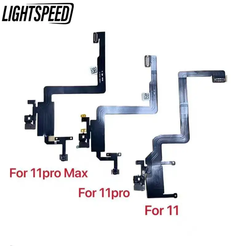 

Original Ear Earpiece For iPhone X Xs Max XR 11 11PROMAX Proximity Light Sensor Sound Earphone Speaker Flex Cable Assembly