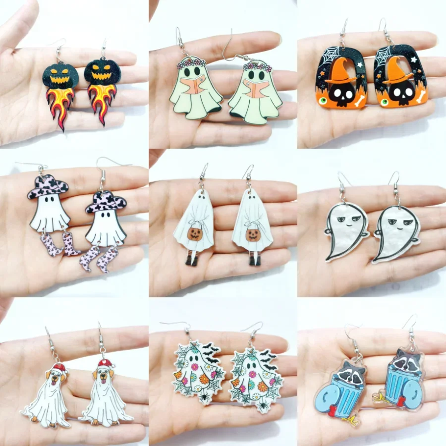 Двусторонняя акриловая кукла-призрак тыква солнечная кукла ковбойская кепка