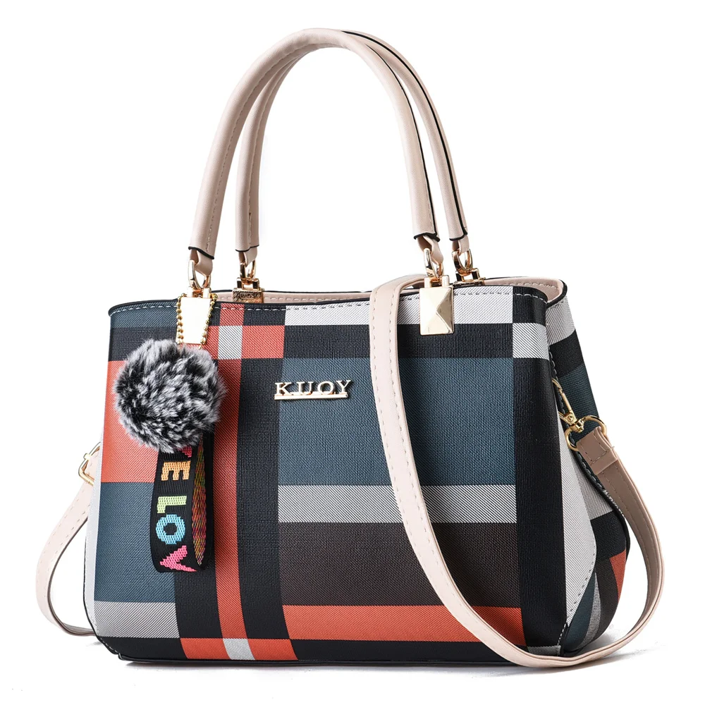 

Женская сумка через плечо, с ручками и плечевым ремнём