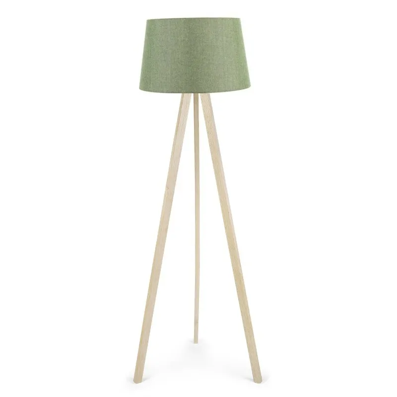 

EVMODU Tripod Wood Floor Lamp Green AYD-831