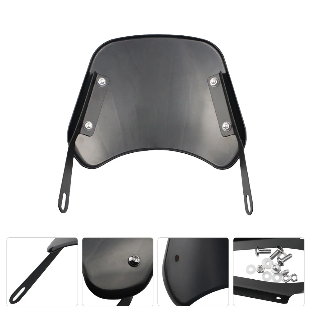 

Motorcycle Windshield Motorbike Front Headlight Windscreen Deflector Headlights