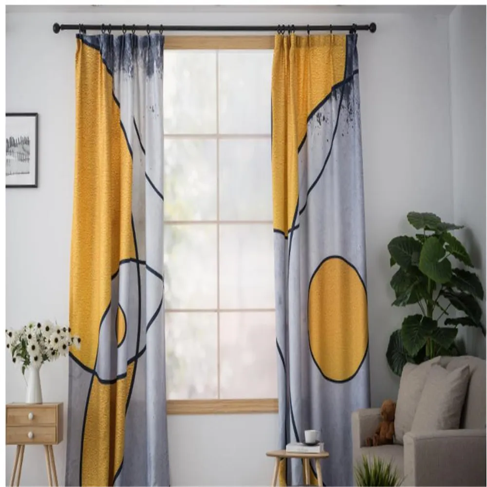 Персонализированные шторы на заказ современный минималистичный стиль