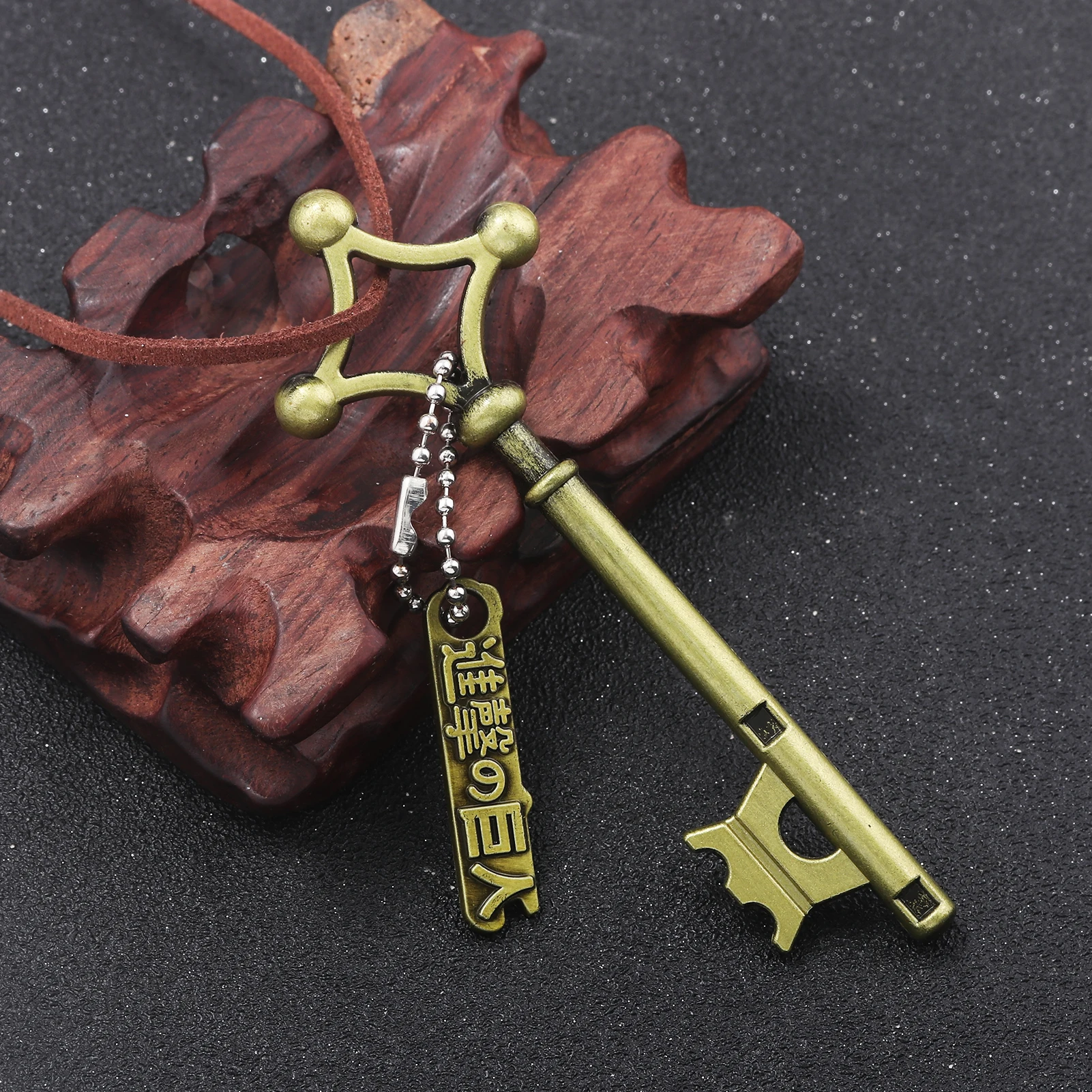 Ожерелье атака на Титанов для мужчин винтажное ювелирное изделие Эрена ключей