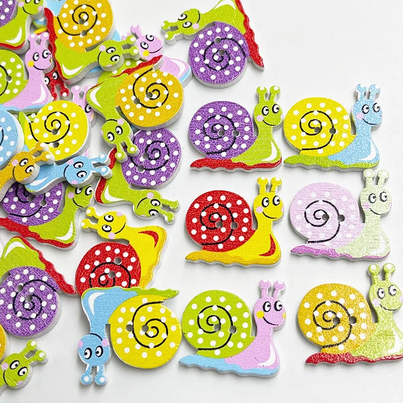 25 шт. деревянные пуговицы 23 мм