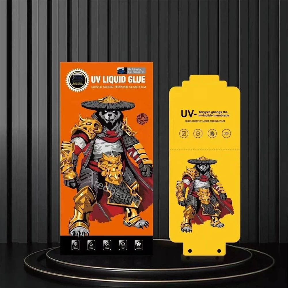 10pcs Glue Free UV Light Curing Film Screen Protector Guard For Samsung S10 S20 S21 S22 Plus S23 Utral Note 8 9 10 20 Plus