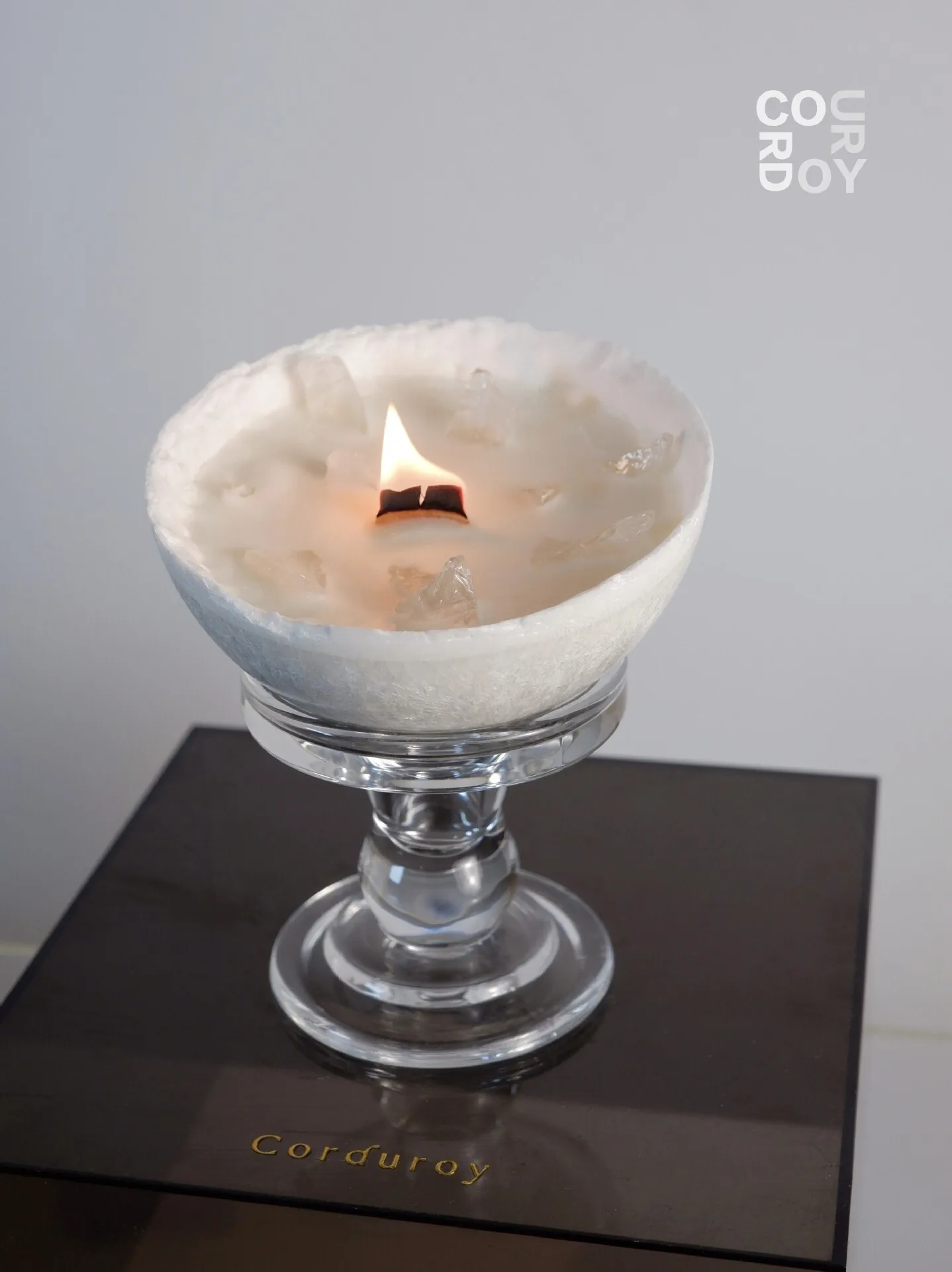 CORDEROY Черно-белая серая серия 2024 ароматерапевтические свечи ручной работы