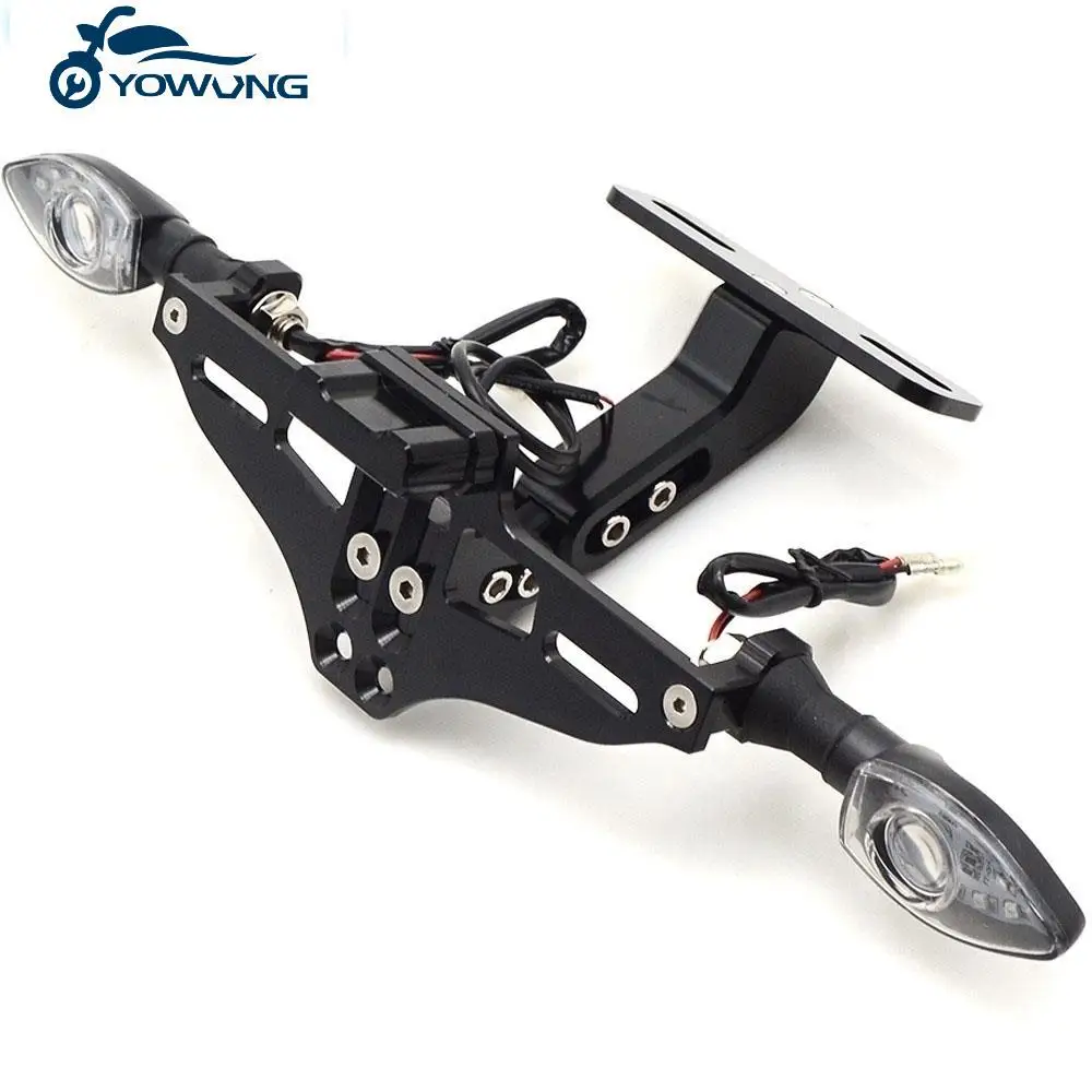 Кронштейн для номерного знака мотоцикла держатель Kawasaki Ninja 250R 300 500R 600R 750R ZX10 ZX11 |