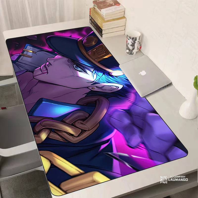 

Jojo Bizarre Adventure Mouse Pad Gaming Accessories Keyboard Rubber Desk Mat Large Joseph Joestar Pc Gamer Computer Mousepad Rug