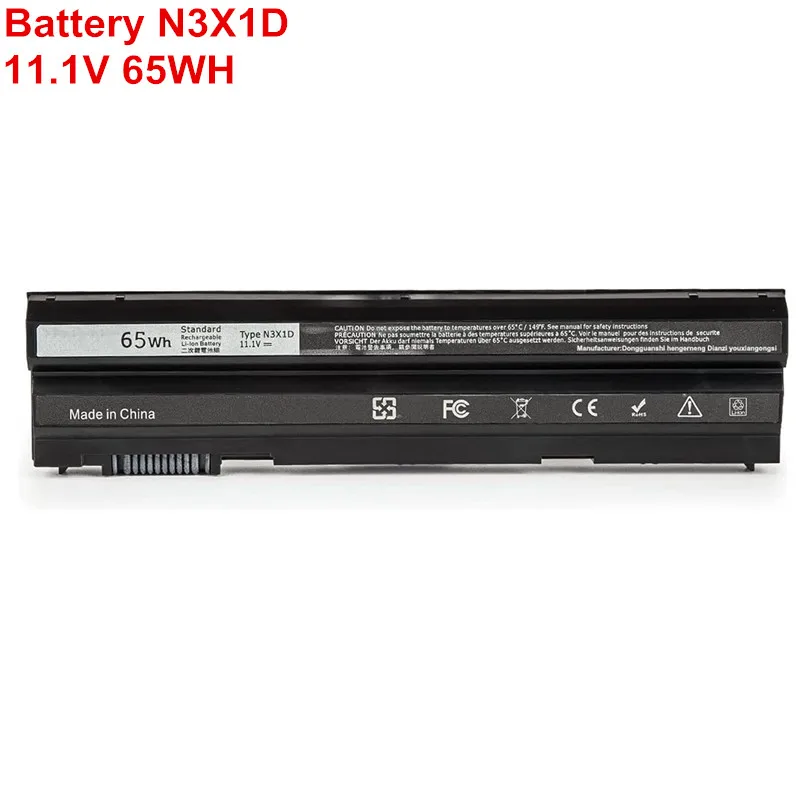 

New 11.1V 65WH Original Laptop Battery N3X1D For Dell Latitude E5420 E5430 E5520 E5530 E6420 E6520 E6430 E6440 E6540 M5Y0X T54FJ