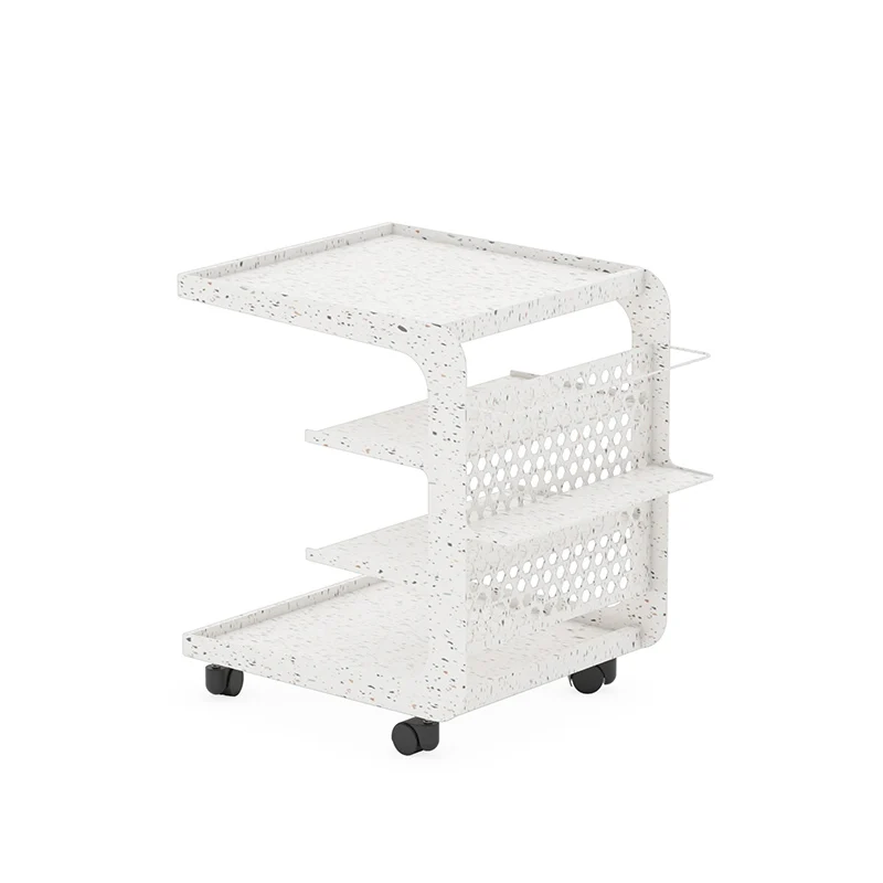 

ZL Movable Sofa Side Table Internet Celebrity Small Table Square Table Small Coffee Table Side Table