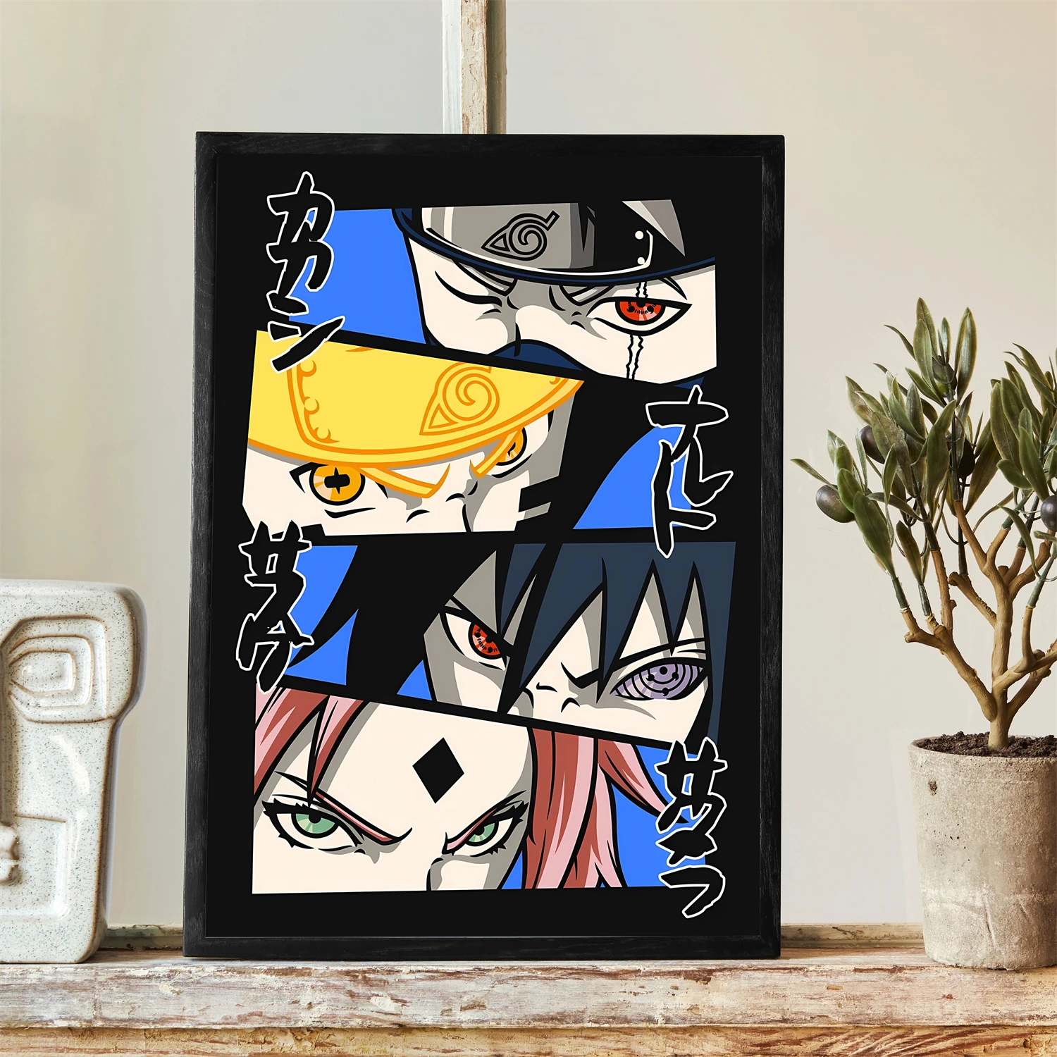 Uchiha Sasuke холст искусство стены Картина гостиная детские подарки постер дома