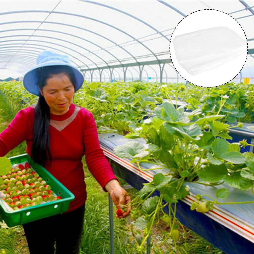 Прозрачная пластиковая пленка для теплицы полипленка Polytunnel обложка горячего