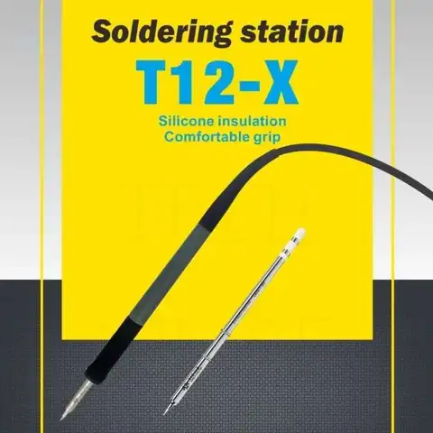 Паяльная станция OSS T12X 24 В, 5 А, 72 Вт, мощность 5S, нагревание 6S, расплавленная банка с наконечниками T12 для ремонта печатных плат, инструменты для ремонта сварки телефонной платы
