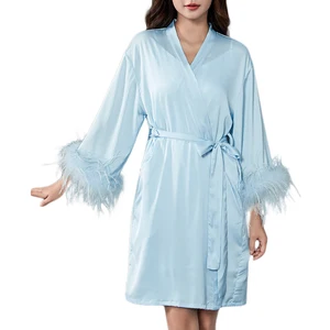 New Women Sleeping Dress Velvet Solid Color High Waist Night Pajamas Bathroom Bath Wear Skin-Friendly And Soft Casual S M L