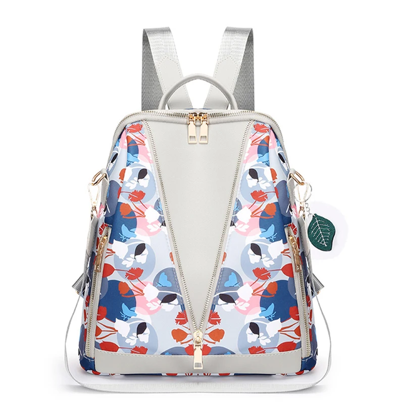 

Free Shipping Multi-Function Women Backpack Fashion Waterproof Oxford Zipper Travel Shoulder Bags High Capacity School Bag