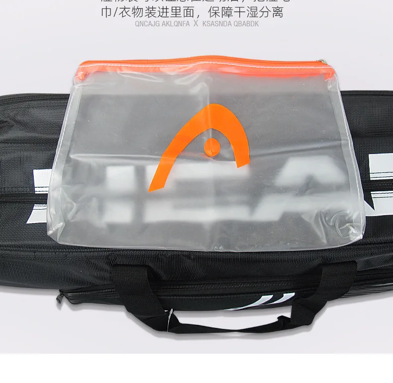 Многофункциональная сумка для бадминтона HEAD 6-9 4 упаковки тенниса независимый