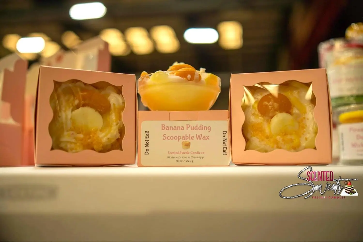 

Pudding Scoopable Wax Melt, , Scoopable Wax Melt, Gift, Dessert Candle, Candle
